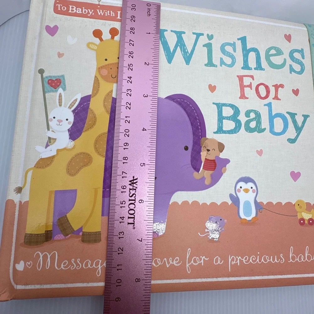 Wishes For Baby Tiger Tales Keepsake Memory Book Baby‎ Shower Gift New Mom